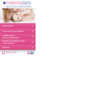 Tablet Screenshot of maternitybank.com